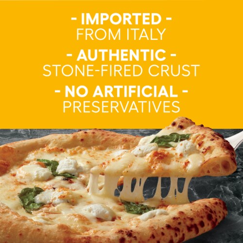 Newman's Own Authentic Italian Stone-Fired Crust Quattro Formaggi Pizza Perspective: left
