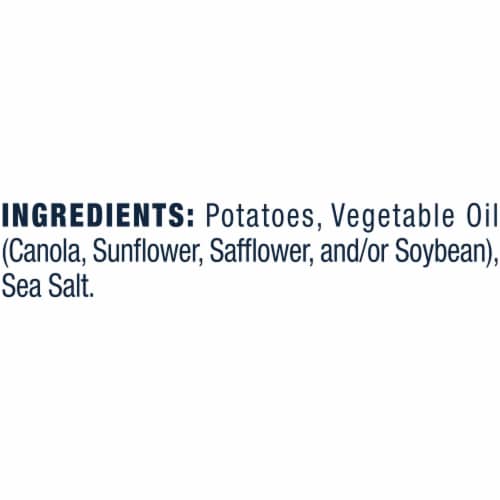 Cape Cod Potato Chips Less Fat Original Kettle Chips Perspective: left