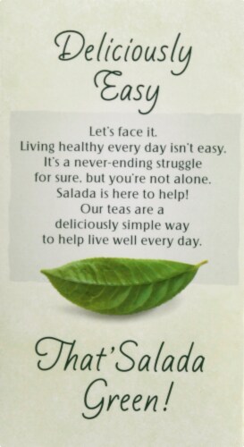 Salada Decaffeinated Pure Green Tea Bags Perspective: left