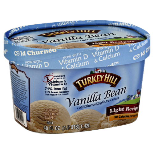 Turkey Hill® Light Vanilla Bean Ice Cream Perspective: left