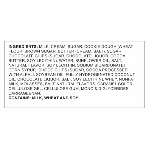 Turkey Hill® Chocolate Chip Cookie Dough Ice Cream Tub Perspective: left
