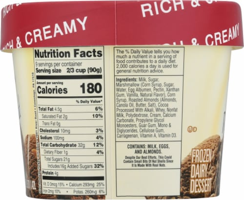Turkey Hill® Rocky Road Ice Cream Perspective: left