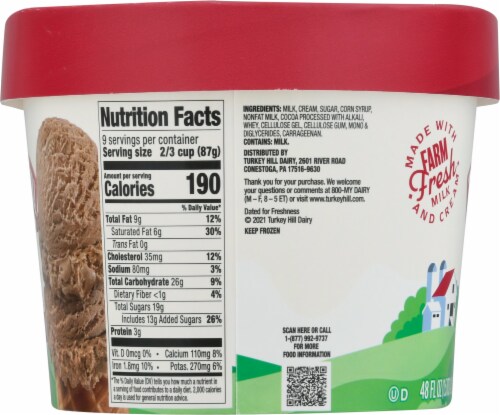 Turkey Hill® Dutch Chocolate Ice Cream Perspective: left