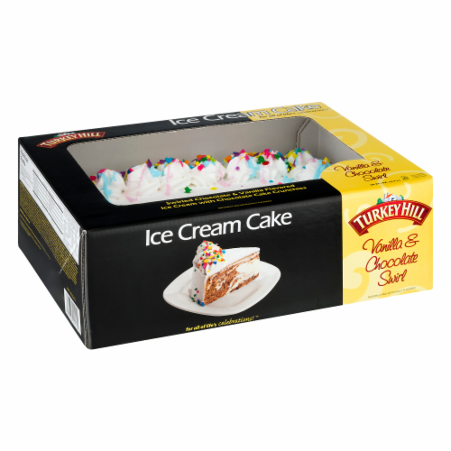 Turkey Hill® Vanilla Chocolate Ice Cream Cake Perspective: left