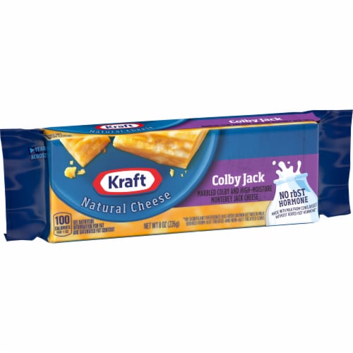Kraft Colby Jack Marbled Cheese Perspective: left