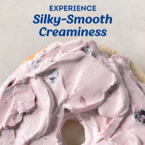 Philadelphia Blueberry Cream Cheese Spread Perspective: left