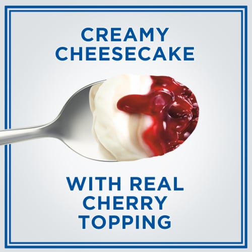 Philadelphia Cherry Cheesecake Cups, Pack, Cups Perspective: left