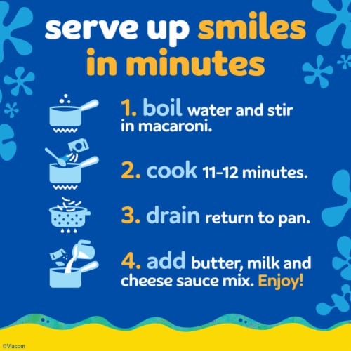 Kraft Mac & Cheese Macaroni and Cheese Dinner SpongeBob SquarePants Perspective: left