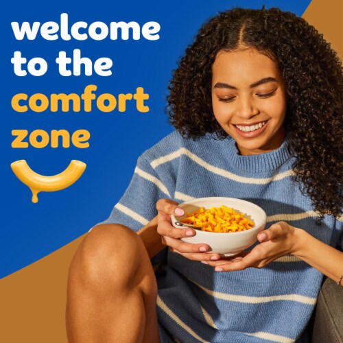 Kraft Original Mac N Cheese Macaroni and Cheese Dinner with Whole Grain Pasta Perspective: left