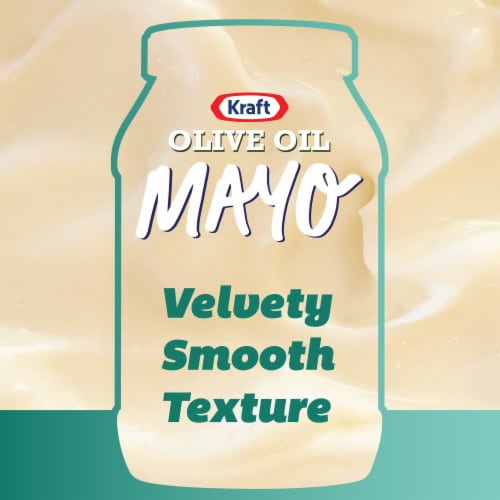 Kraft Mayo with Olive Oil Reduced Fat Mayonnaise Perspective: left