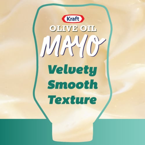 Kraft Mayo with Olive Oil Reduced Fat Mayonnaise Perspective: left