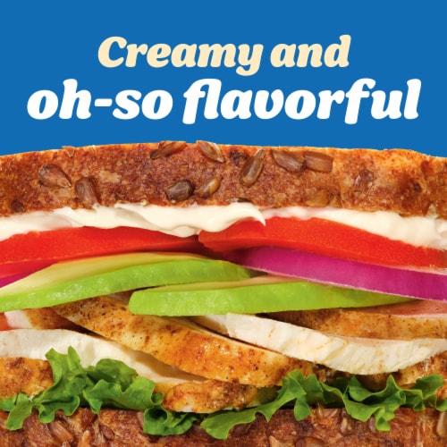 Kraft Creamy and Smooth Mayonnaise Perspective: left