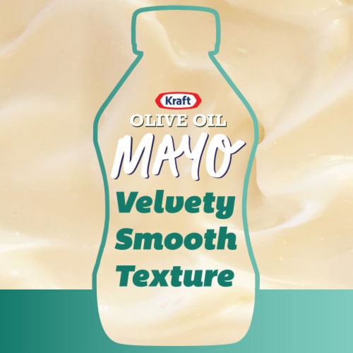 Kraft Mayo with Olive Oil Reduced Fat Mayonnaise Perspective: left