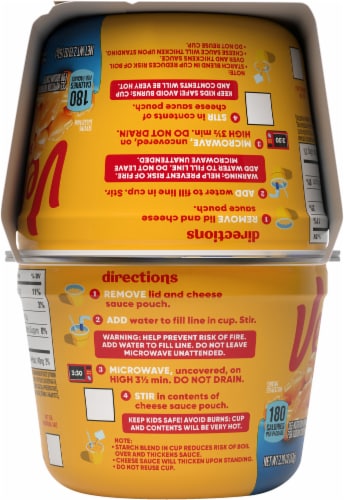 Velveeta Shells & Cheese Cups Perspective: left