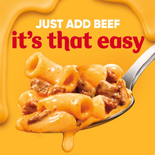 Velveeta Skillets Ultimate Cheeseburger Mac One Pan Dinner Kit Perspective: left