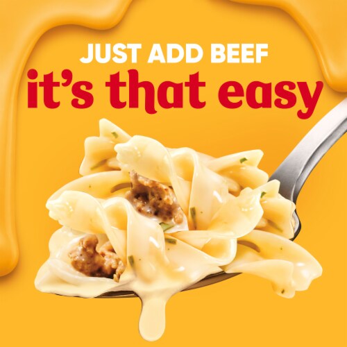 Velveeta Skillets Creamy Beef Stroganoff One Pan Dinner Kit Perspective: left