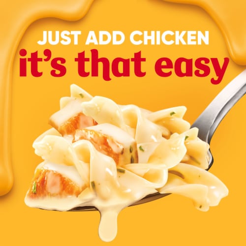 Velveeta Skillets Chicken Alfredo One Pan Dinner Kit, Box Perspective: left