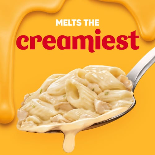 Velveeta Cheesy Bowls Chicken Alfredo Microwave Meal, Tray Perspective: left