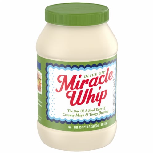 Kraft Miracle Whip with Olive Oil Perspective: left