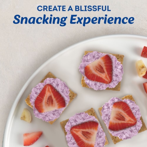 Philadelphia Mixed Berry Whipped Cream Cheese Spread Perspective: left