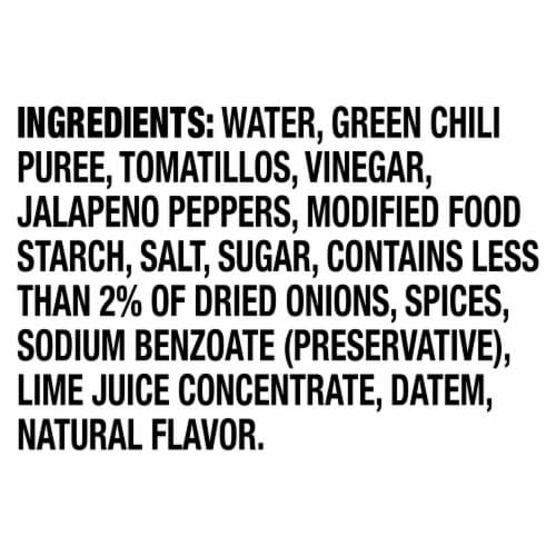 Taco Bell Verde Salsa Sauce Perspective: left