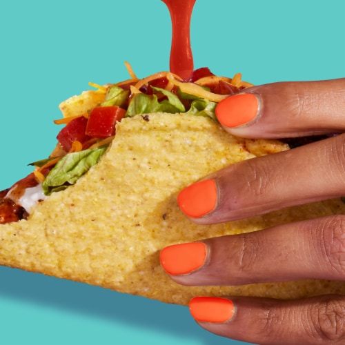 Taco Bell Hot Sauce Perspective: left