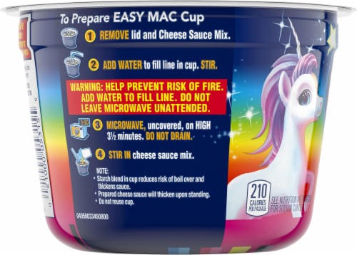 Kraft Easy Mac Star Wars Shapes Macaroni & Cheese Dinner Cup Perspective: left