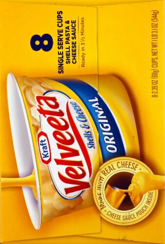 Kraft Velveeta Shells & Cheese Dinner Perspective: left
