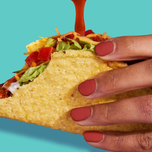 Taco Bell Diablo Sauce, Bottle Perspective: left