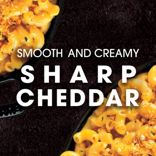 Cracker Barrel Sharp Cheddar Oven Baked Macaroni & Cheese Dinner Perspective: left