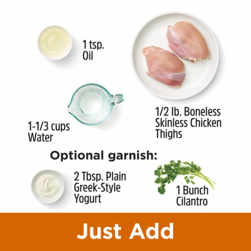 Food Network Kitchen Inspirations Chicken Tikka Masala Meal Kit, Box Perspective: left
