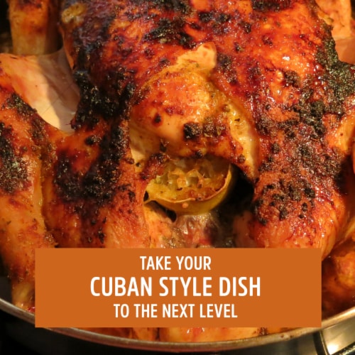 Food Network Kitchen Inspirations Cuban Style Orange Citrus Vinaigrette Salad Dressing, Bottle Perspective: left