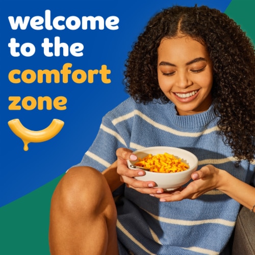 Kraft Original Mac N Cheese Macaroni and Cheese Dinner Perspective: left