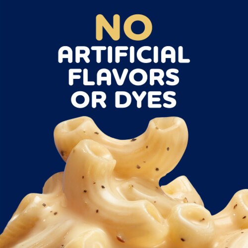 Kraft Deluxe White Cheddar & Cracked Black Peppercorn Macaroni & Cheese Dinner Perspective: left