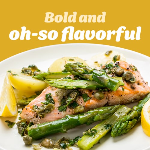 Kraft Lemon Herb Vinaigrette Salad Dressing Perspective: left