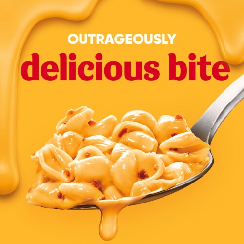 Velveeta Shells & Cheese w/ Bacon & Cheese Sauce Perspective: left