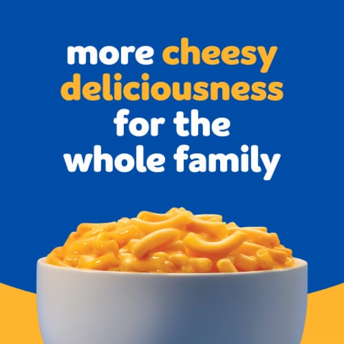 Kraft Original Mac & Cheese Macaroni and Cheese Dinner, Box Perspective: left