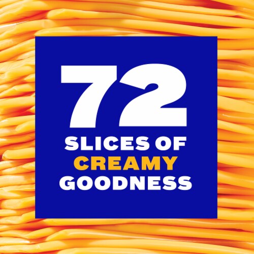 Kraft Singles American Cheese Slices Perspective: left
