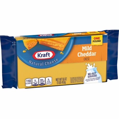 Kraft Mild Cheddar Natural Cheese Block, 16 oz Kroger