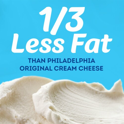 Philadelphia Reduced Fat Cream Cheese Spread with a Third Less Fat Perspective: left
