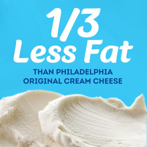 Philadelphia Reduced Fat Cream Cheese Perspective: left