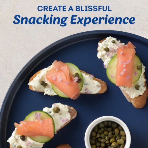 Philadelphia Chive Whipped Cream Cheese Spread Perspective: left