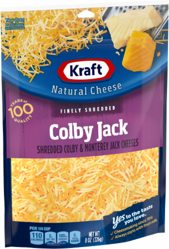 Kraft Colby Jack Finely Shredded Cheese Perspective: left