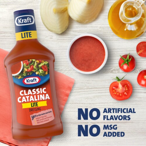 Kraft Light Classic Catalina Salad Dressing Perspective: left