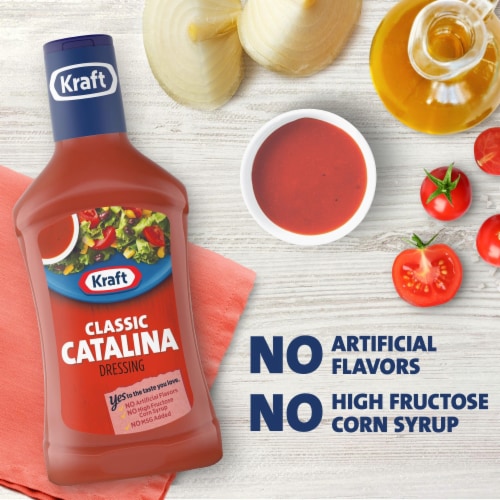 Kraft Classic Catalina French Salad Dressing Perspective: left