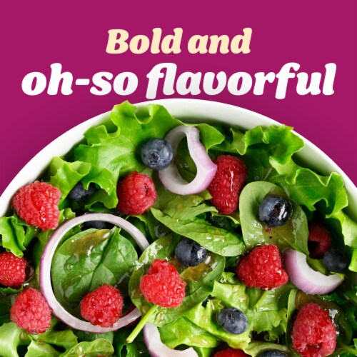 Kraft Raspberry Vinaigrette Lite Salad Dressing Perspective: left