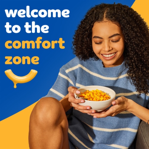 Kraft Original Mac N Cheese Macaroni and Cheese Dinner Perspective: left