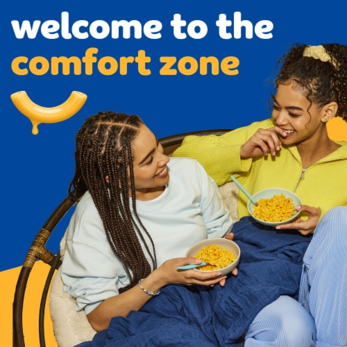 Kraft Easy Mac Original Mac N Cheese Macaroni and Cheese Microwavable Dinner Perspective: left