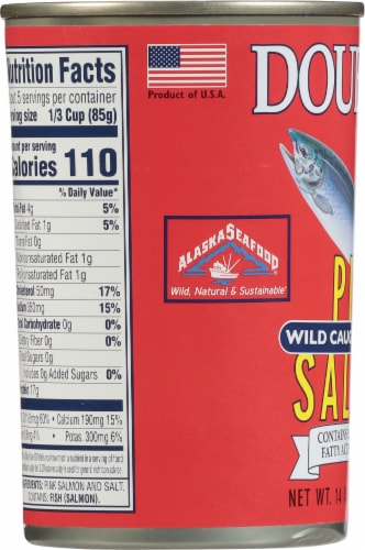 Double "Q"® Wild Caught Alaskan Pink Salmon Perspective: left