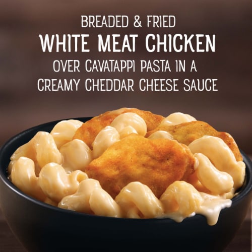 Marie Callender's Fried Chicken Mac And Cheese Bowl Frozen Meal Perspective: left